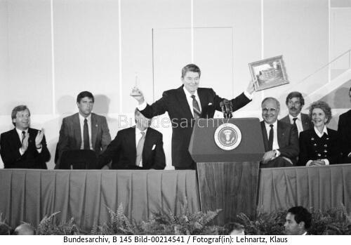 US-Präsident Reagan in Berlin 1987