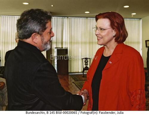 BM Wieczorek-Zeul in Brasilien 2003