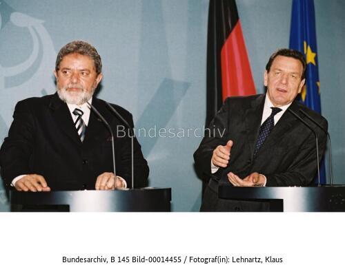 Berlin, Brasilianischer Präsident Lula da Silva