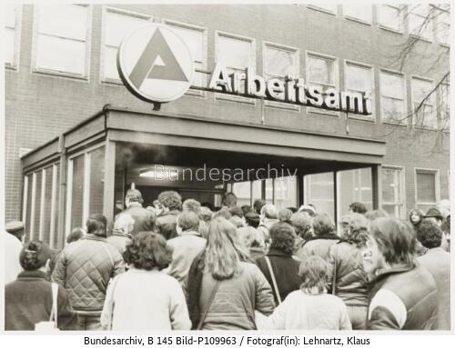 Berlin, Arbeitsamt Sonnenallee, Arbeitslose