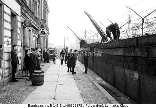 Berlin / Mauer, Zimmerstraße 1961
