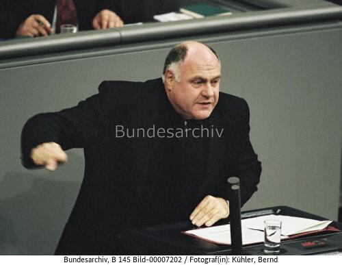 Berlin, Bundestagssitzung, Haushaltsdebatte, Schlauch