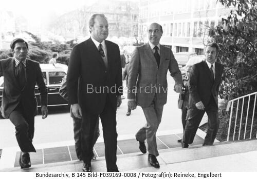 Bonn, BPA, BK Brandt, Amtseinführung StS v. Wechmar