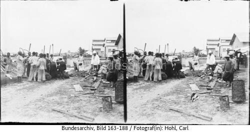 Kamerun, Duala, am Kai, Hafenmeister