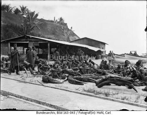 Kamerun, Duala, Handel mit Elfenbein