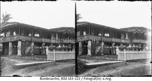 Kamerun, Duala, Abschied Carl Hohl