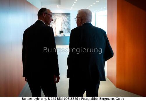 Bundeskanzler Friedrich Merz und Ministerpräsident Winfried Kretschmann 2026