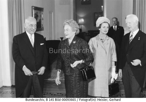 Österreichischer Bundespräsident Schärf in Bonn 1964