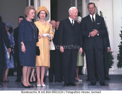 Britische Königin Elizabeth II. in Bonn 1965