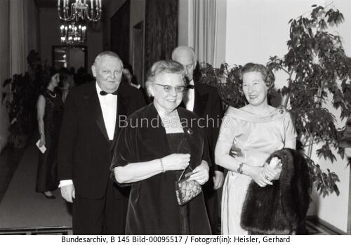 Norwegischer Ministerpräsident Gerhardsen in Bonn 1965