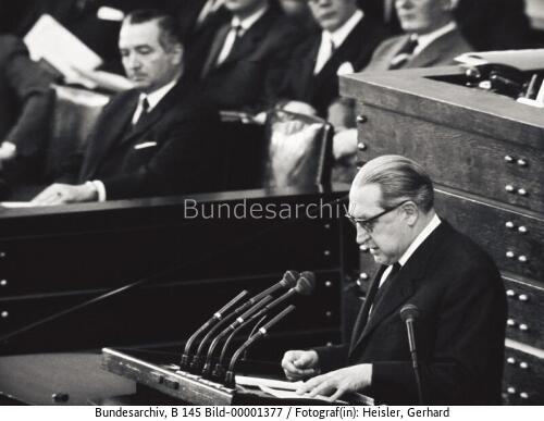 Bundestagssitzung / Verjährung der NS-Verbrechen / MdB Dehler 1965