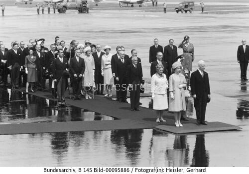 Britische Königin Elizabeth II. in Bonn 1965