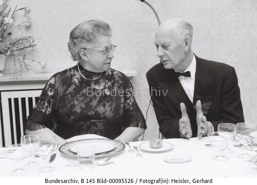 Norwegischer Ministerpräsident Gerhardsen in Bonn 1965