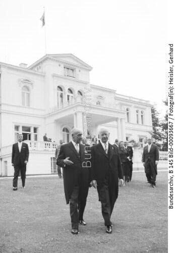 Österreichischer Bundespräsident Schärf in Bonn 1964