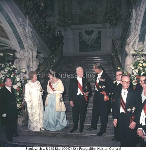 Britische Königin Elizabeth II. in Brühl 1965