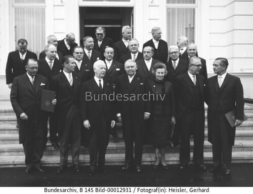 Ernennung 1. Kabinett Erhard 1963