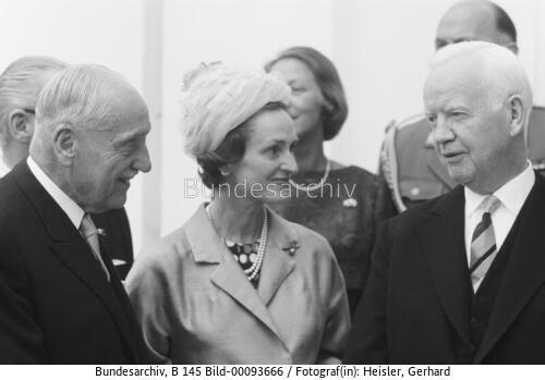 Österreichischer Bundespräsident Schärf in Bonn 1964