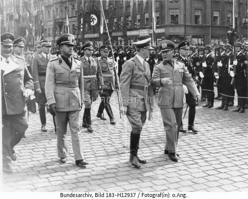 <span class="match">Münchener Abkommen</span>, Ankunft von Mussolini