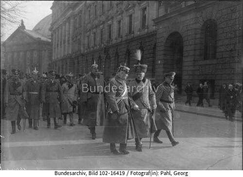 Berlin, Beerdigung Oskar v. Hutier
