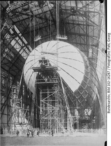 Friedrichshafen, Zeppelin LZ 129, Bau