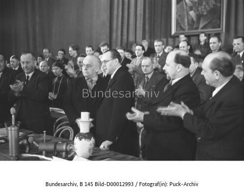 Berlin, SED-Gründung, Pieck, Grotewohl