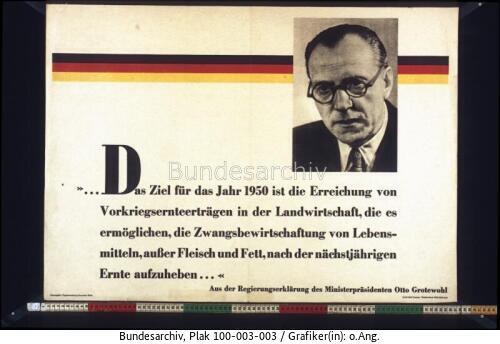 Regierungserklärung von Otto Grotewohl