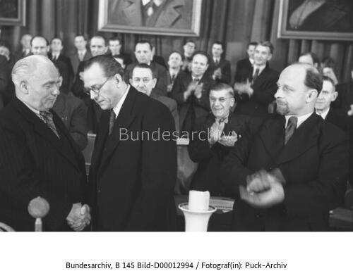 Berlin, SED-Gründung, Pieck, Grotewohl, Ulbricht