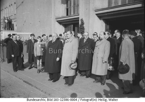 Berlin, Rückkehr Pieck von Staatsbesuch