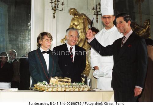 Britischer Prinz Charles in Potsdam 1995