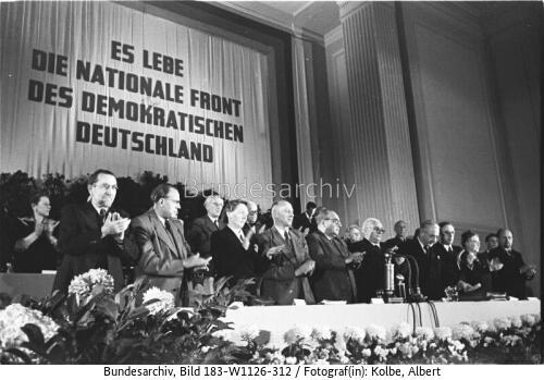 Berlin, DDR-Gründung, Volkskammersitzung