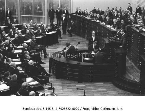 Bonn, Deutscher Bundestag, US-Präsident Nixon
