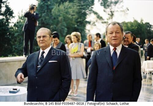 Jugoslawien, Bela Vila, BK Brandt, Jugoslawiens Staatspräsident Tito