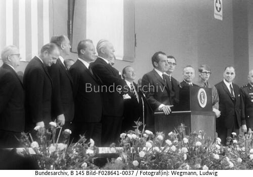 Berlin, Siemens-Werke, Besuch US-Präsident Nixon