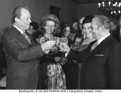Jugoslawien, Vila Bela, BK Brandt, Jugoslawiens Staatspräsident Tito