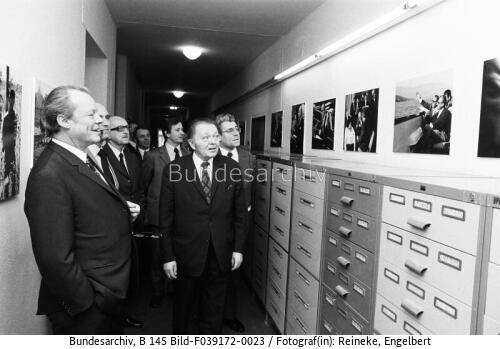 Bonn, BPA, BK Brandt, Amtseinführung StS v. Wechmar