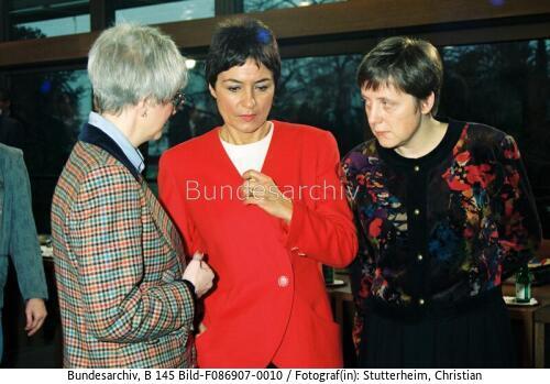 Bonn, 1. Kabinettssitzung, BM Merkel, BM Rönsch, BM Hasselfeldt