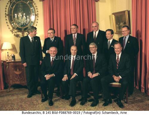 London, Downing Street No 10, Gruppenfoto G7-Gipfel