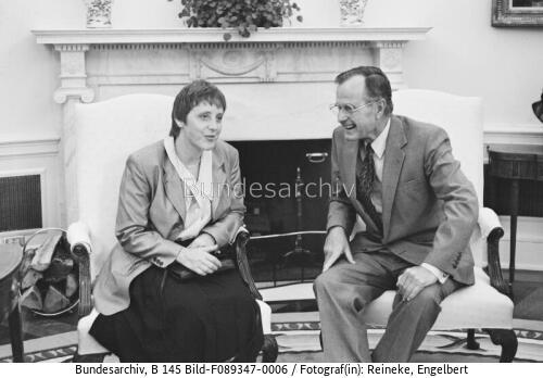 Washington D.C., Weißes Haus, BM Merkel, US-Präsident Bush