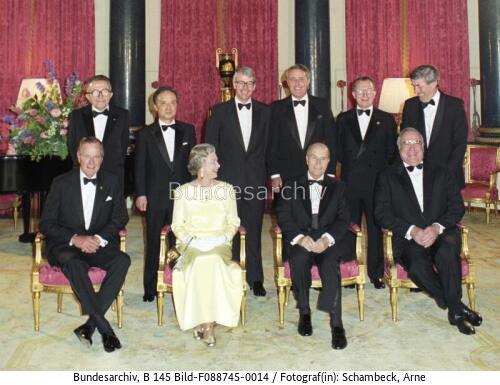 London, Buckingham-Palast, Gruppenfoto G7-Gipfel