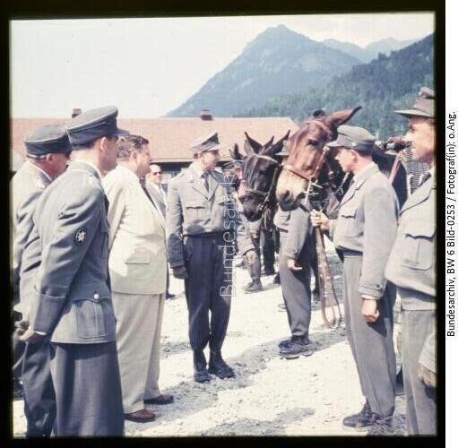 Bayern, Franz Josef Strauß bei Gebirgsjägern