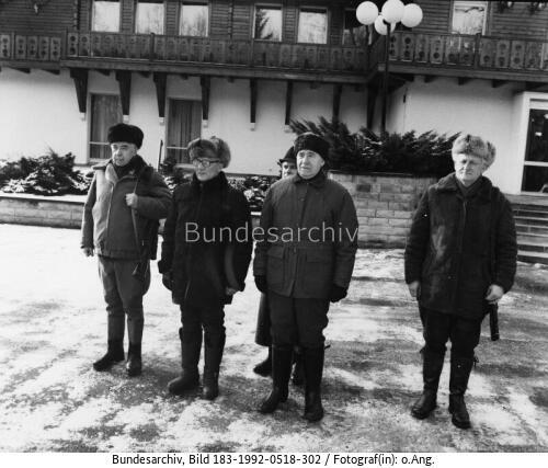 Schorfheide, Honecker und Gromyko auf der Jagd