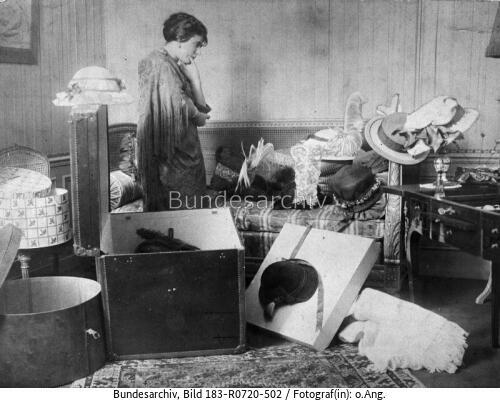 Reisevorbereitungen 1913