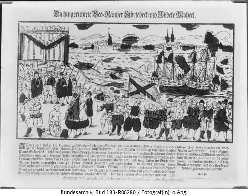 Hinrichtung Störtebecker, Druck