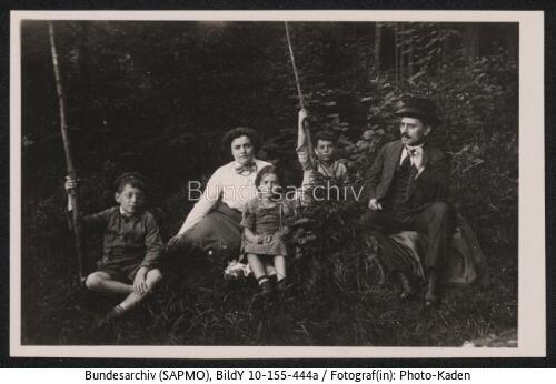 Oberwiesenthal, Karl Liebknecht mit Familie