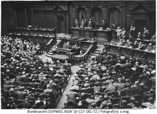 Berlin, Reichstag, Eröffnung