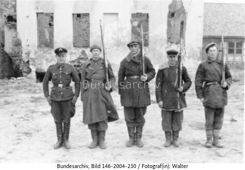 Russland, Mogilew, einheimische Miliz