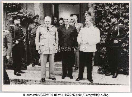 Potsdamer Konferenz, Churchill, Truman, Stalin