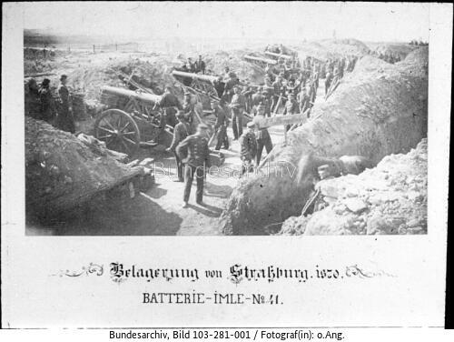 Straßburg, Belagerung, Batterie Imle Nr. 41