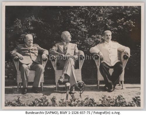 Potsdamer Konferenz, Stalin, Truman, Churchill