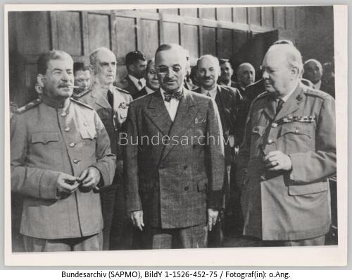 Potsdamer Konferenz, Stalin, Truman, Churchill